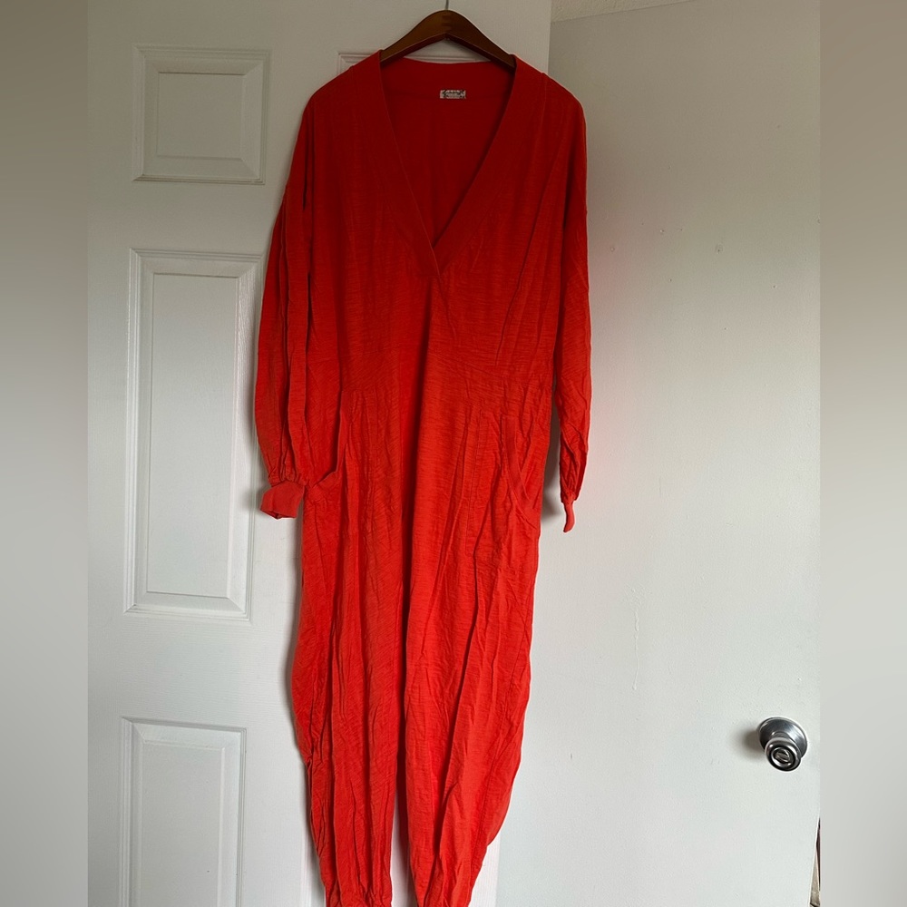 Free people Just Because Onesie Size Small Red